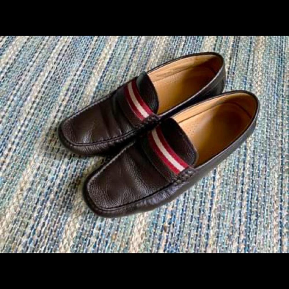 Bally Driver Shoes Classic Brown Leather